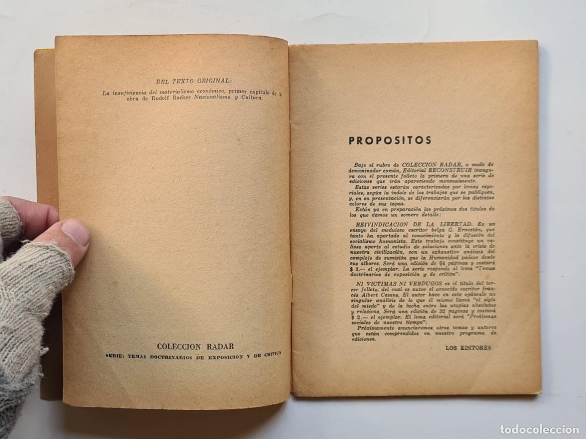 Libros de segunda mano: La voluntad de poder como factor historico, Rudolf Rocker - Foto 5