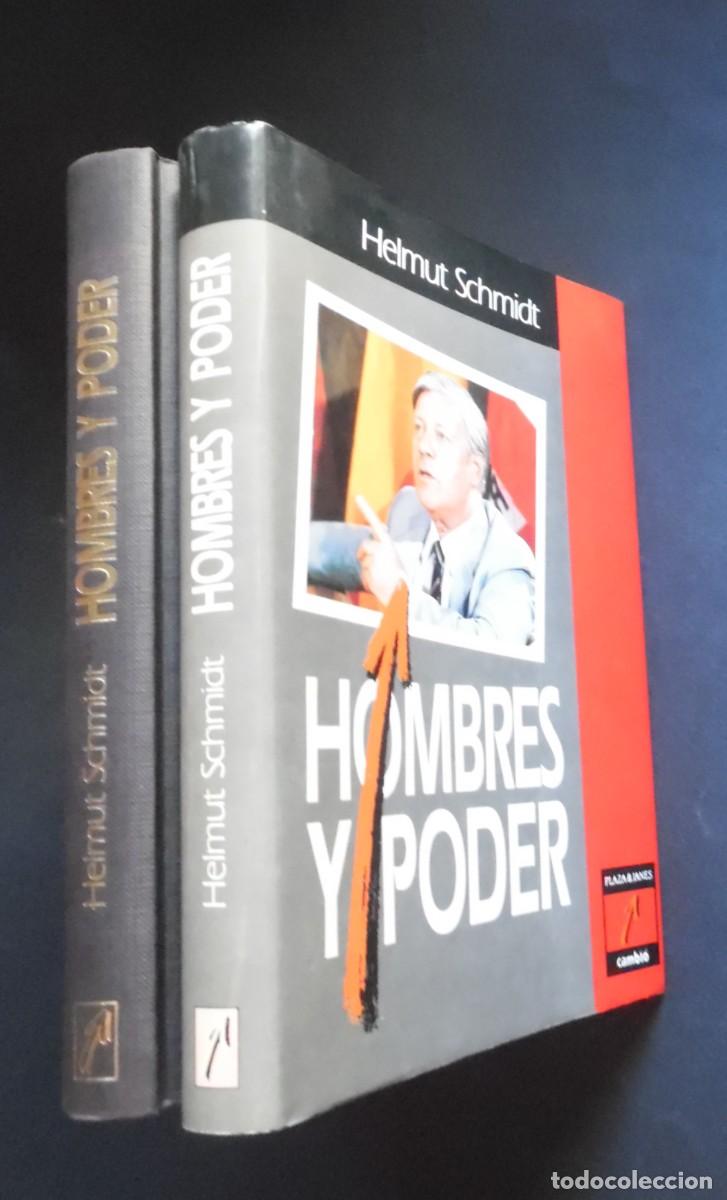 Libros de segunda mano: Hombres y poder, por el excanciller de Alemania Helmut Schmidt. Rusia, EE.UU. China. As&iacute; es el poder