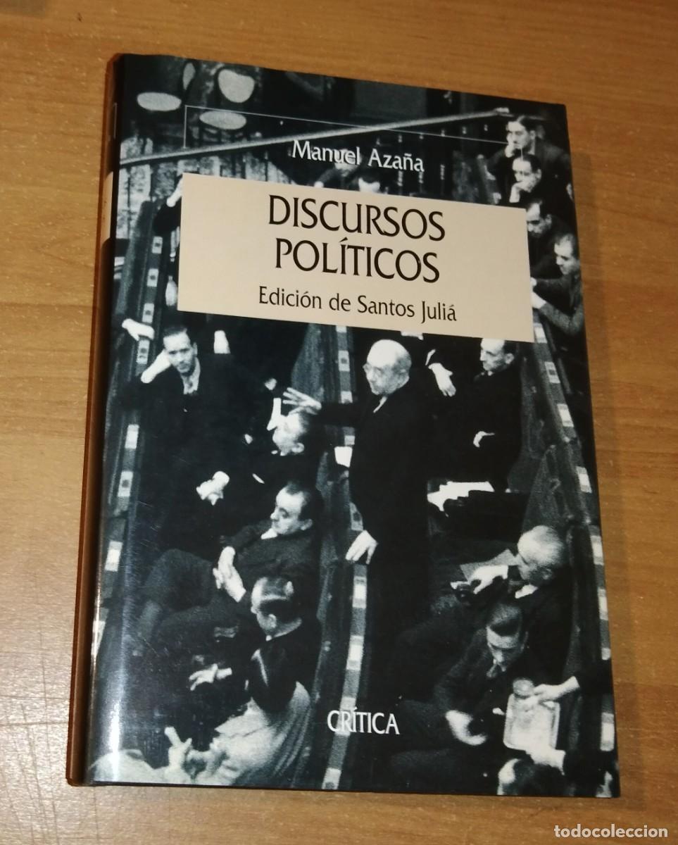Libros de segunda mano: MANUEL AZA&Ntilde;A - DISCURSOS POL&Iacute;TICOS - CR&Iacute;TICA, 2003