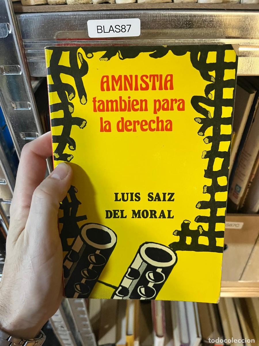 Libros de segunda mano: BLAS87 AMNISTIA tambien para la derecha LUIS SAIZ DEL MORAL