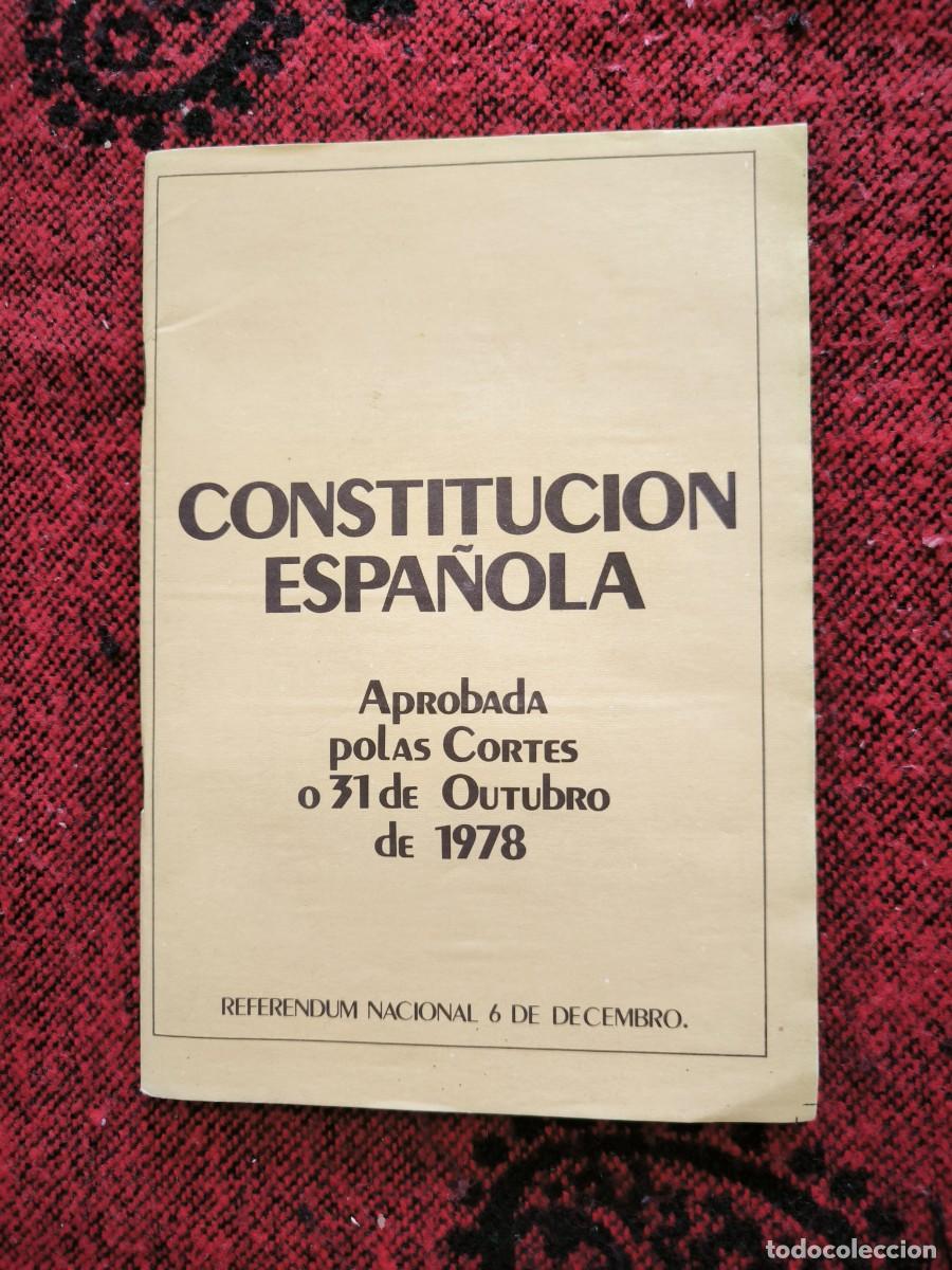 Libros de segunda mano: Constituci&oacute;n Espa&ntilde;ola 1978 Biling&uuml;e Espa&ntilde;ol Gallego | Edici&oacute;n Del Refer&eacute;ndum Hist&oacute;rico