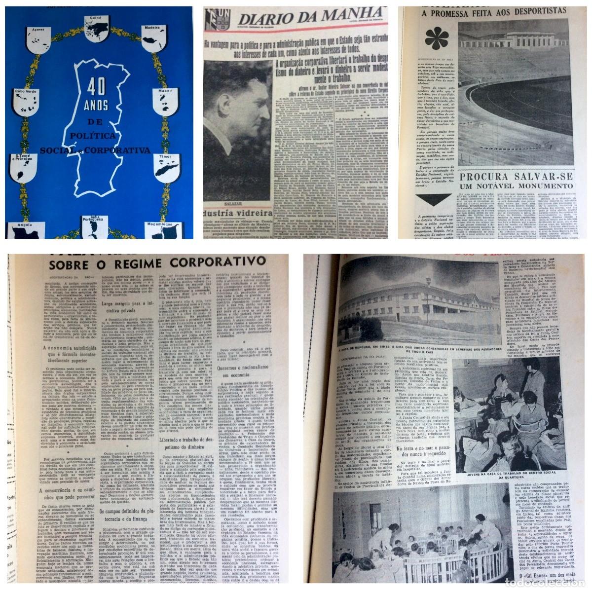 Libros de segunda mano: 40 Anos de Pol&iacute;tica Social Corporativa-XXXIII- Anivers&aacute;rio do Estatuto do Trabalho Nacional, 1966