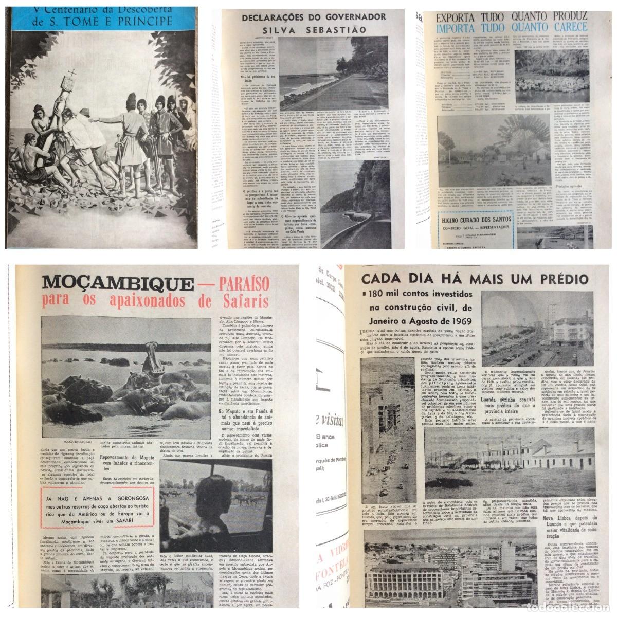 Libros de segunda mano: Estado Novo: Di&aacute;rio da manh&atilde;. . V Centen&aacute;rio da Descoberta de S. Tom&eacute; e Pr&iacute;ncipe, 1970