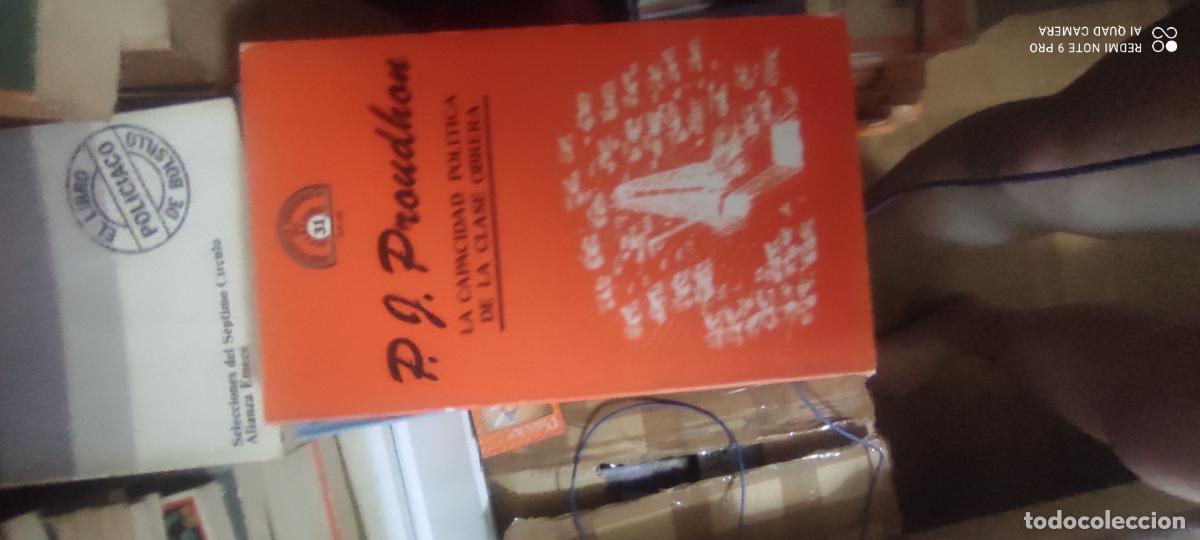 Libros de segunda mano: P.J. PROUDHOM LA CAPACIDAD POL&Iacute;TICA DE LA CLASE OBRERA EDICIONES J&Uacute;CAR 1978