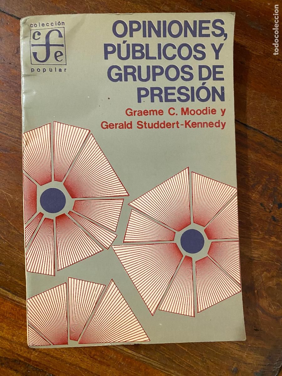 Libros de segunda mano: Opiniones, p&uacute;blicos y grupos de presi&oacute;n, Graeme C. Moodie y Gerald Studdert Kennedy