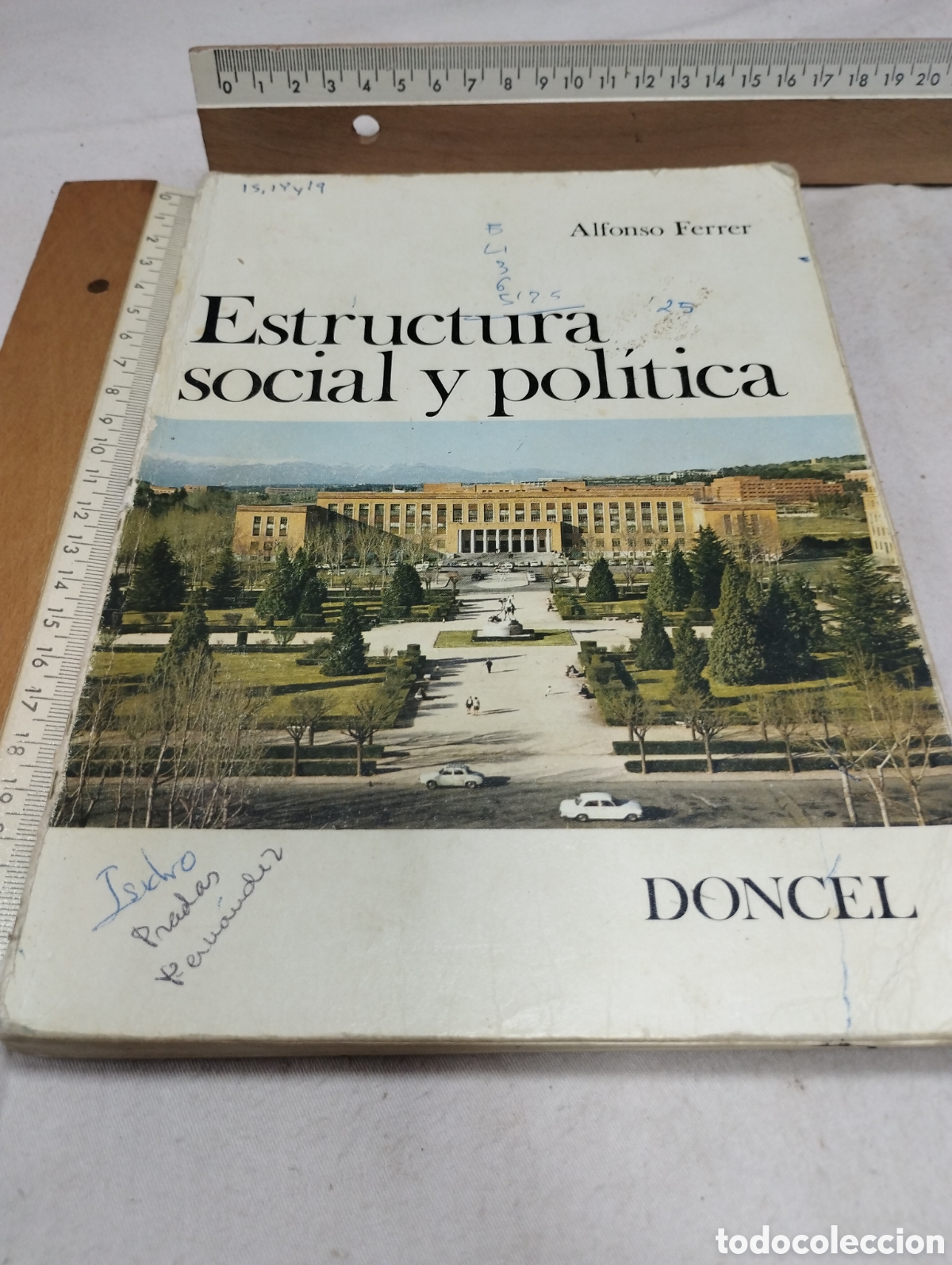 Libros de segunda mano: Estructura social y pol&iacute;tica. Alfonso Ferrer, 1973