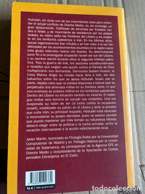 Libros de segunda mano: Hizbul&aacute; -Javier Martin- - Foto 2