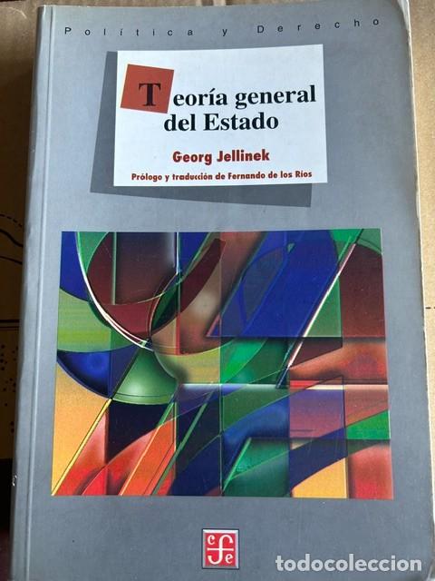 Libros de segunda mano: Teor&iacute;a general del estado -Georg Jellinek-