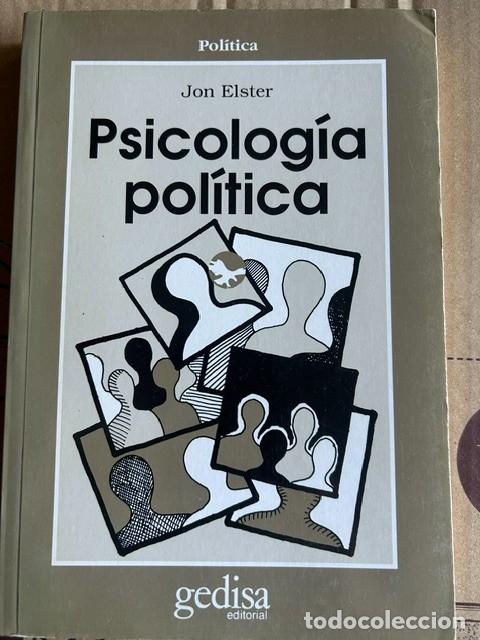 Libros de segunda mano: Psicolog&iacute;a pol&iacute;tica -Jon Elster-