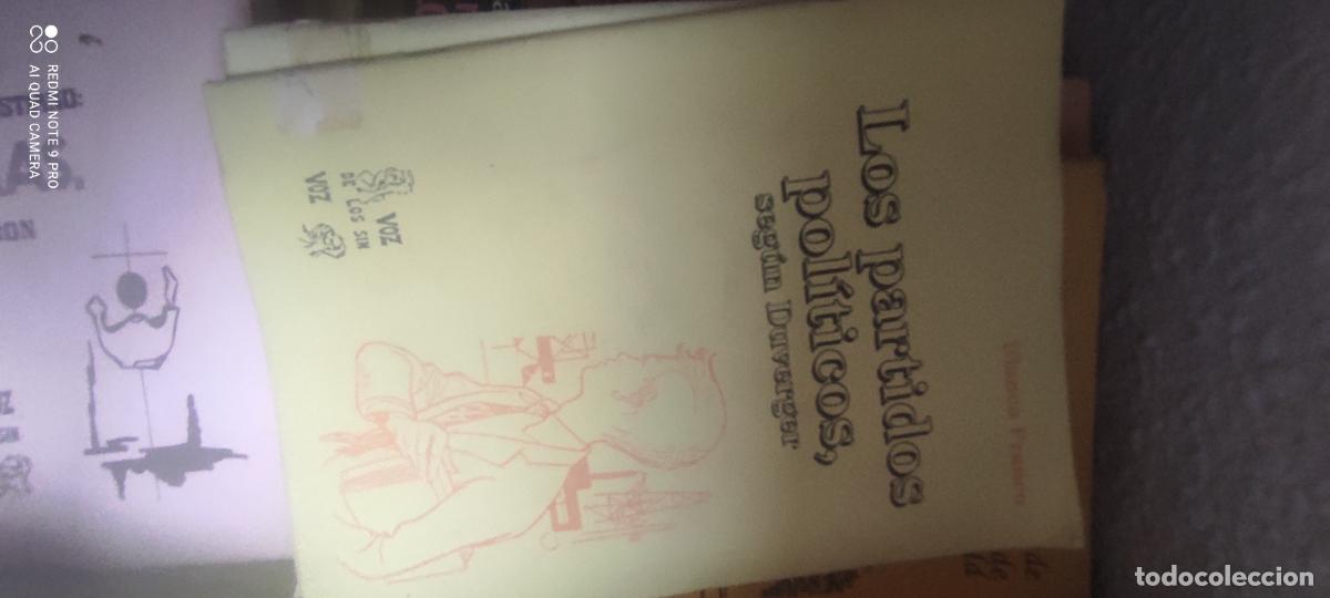 Libros de segunda mano: Los partidos pol&iacute;ticos seg&uacute;n Duverger Blanca Franco Voz de los sin voz n&ordm; 169