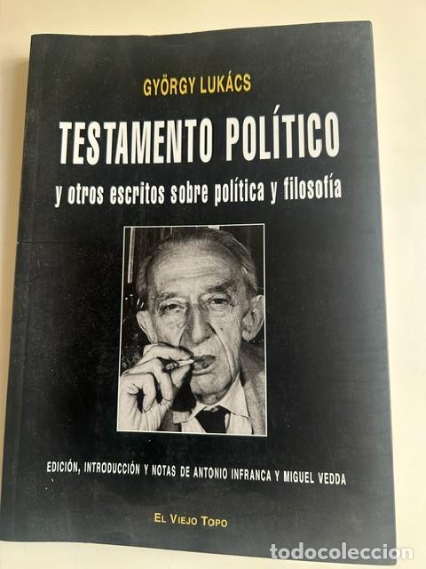 Libros de segunda mano: Testamento pol&iacute;tico -Gyorgy Lukacs-