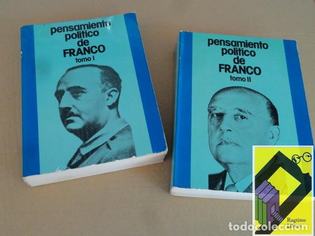 Libros de segunda mano: DEL RIO CISNEROS, Agust&iacute;n: Pensamiento pol&iacute;tico de Franco (2 vols)