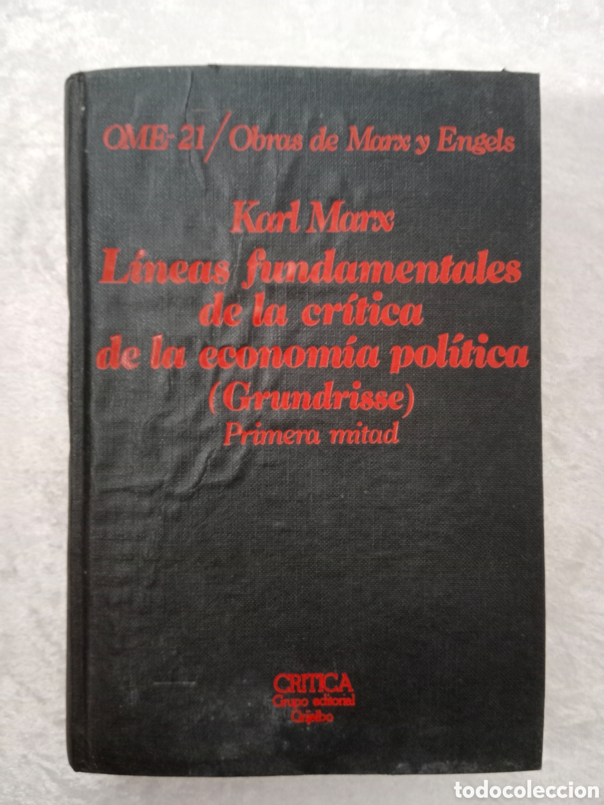 Libros de segunda mano: KARL MARX, L&Iacute;NEAS FUNDAMENTALES DE LA CR&Iacute;TICA DE LA ECONOM&Iacute;A POL&Iacute;TICA