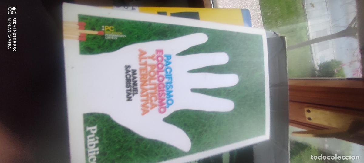 Libros de segunda mano: Publico.- Sacrist&aacute;n. pacifismo, ecologismo y pol&iacute;ticas alternativas