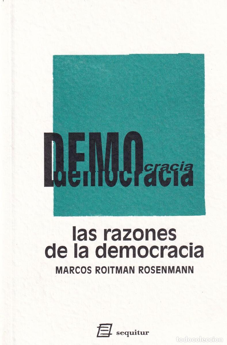Libros de segunda mano: Marcos Roitman - Razones de la democracia