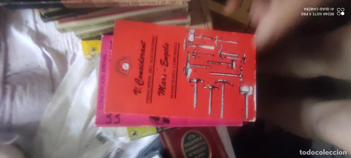 Libros de segunda mano: manifiesto comunista marx-engels y principios del socialismo v.considerant