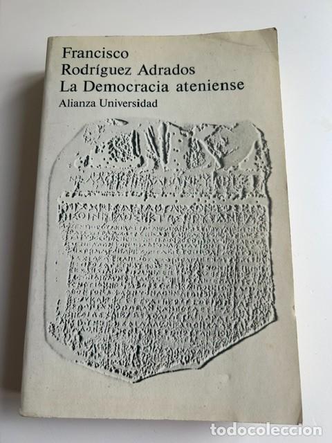 Libros de segunda mano: La Democracia ateniense -Rodr&iacute;guez Adrados-