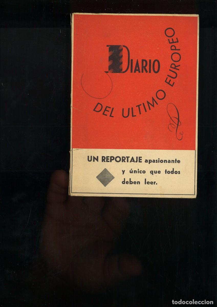 Libros de segunda mano: DIARIO DEL ULTIMO EUROPEO. Cato