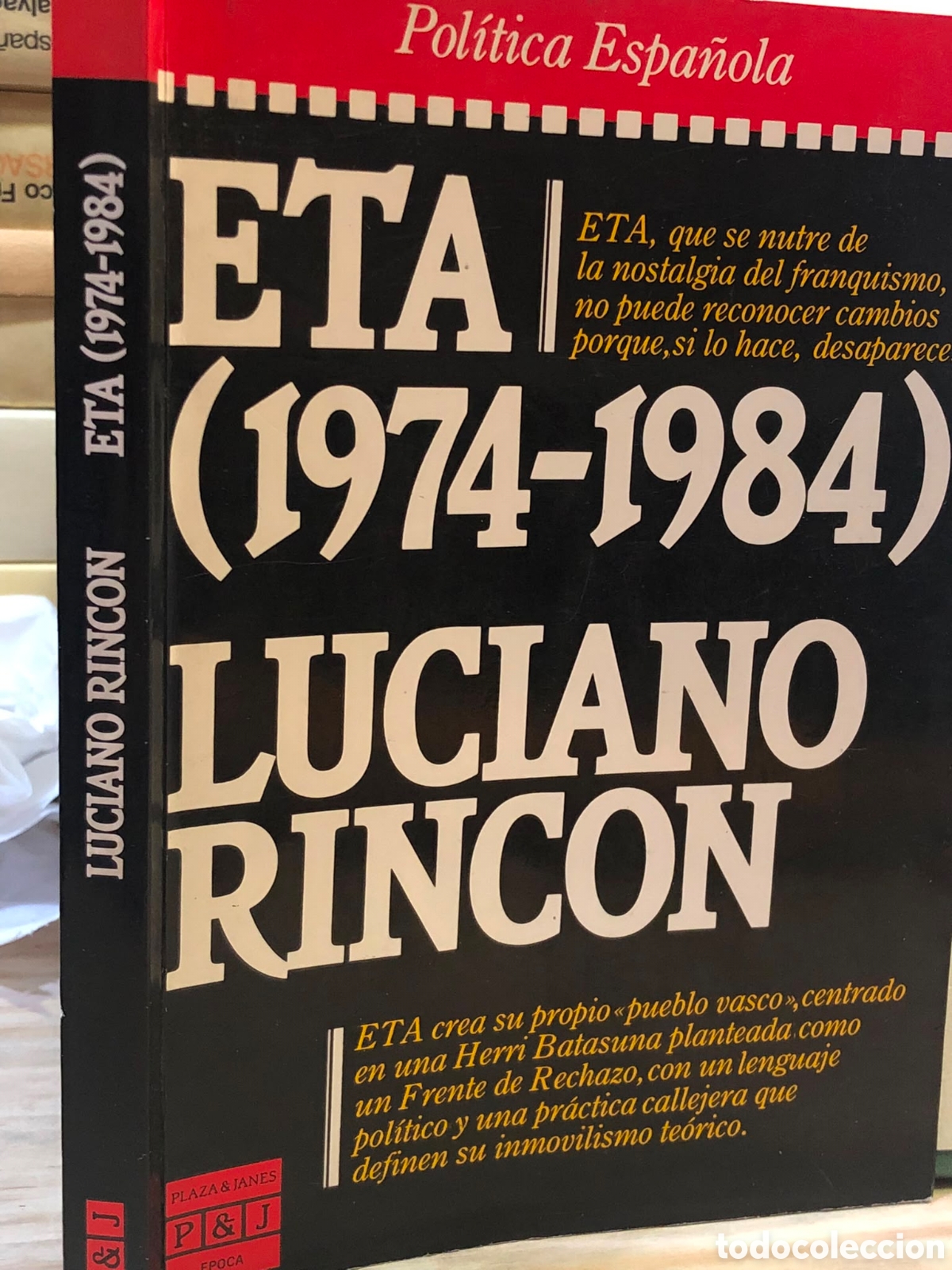 Livros em segunda m&atilde;o: ETA(1974-1984) - Luciano Rinc&oacute;n