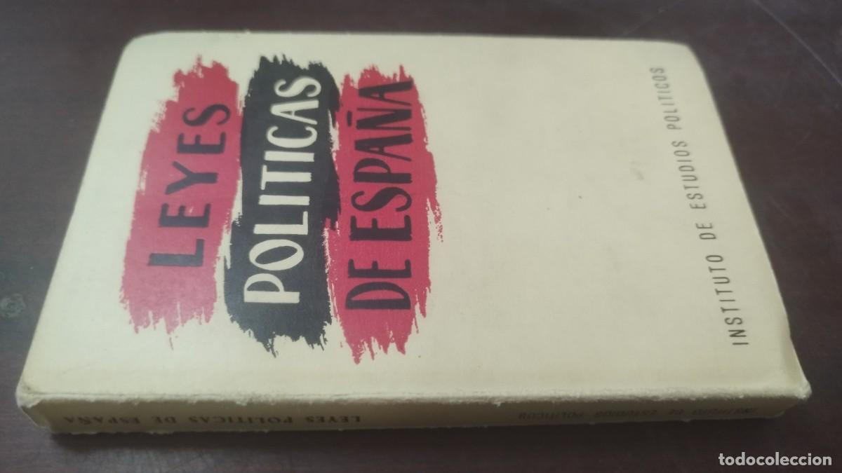 Libros de segunda mano: LEYES POLITICAS DE ESPA&Ntilde;A / 1956 INSTITUTO DE ESTUDIOS POLITICOS / Z603 /