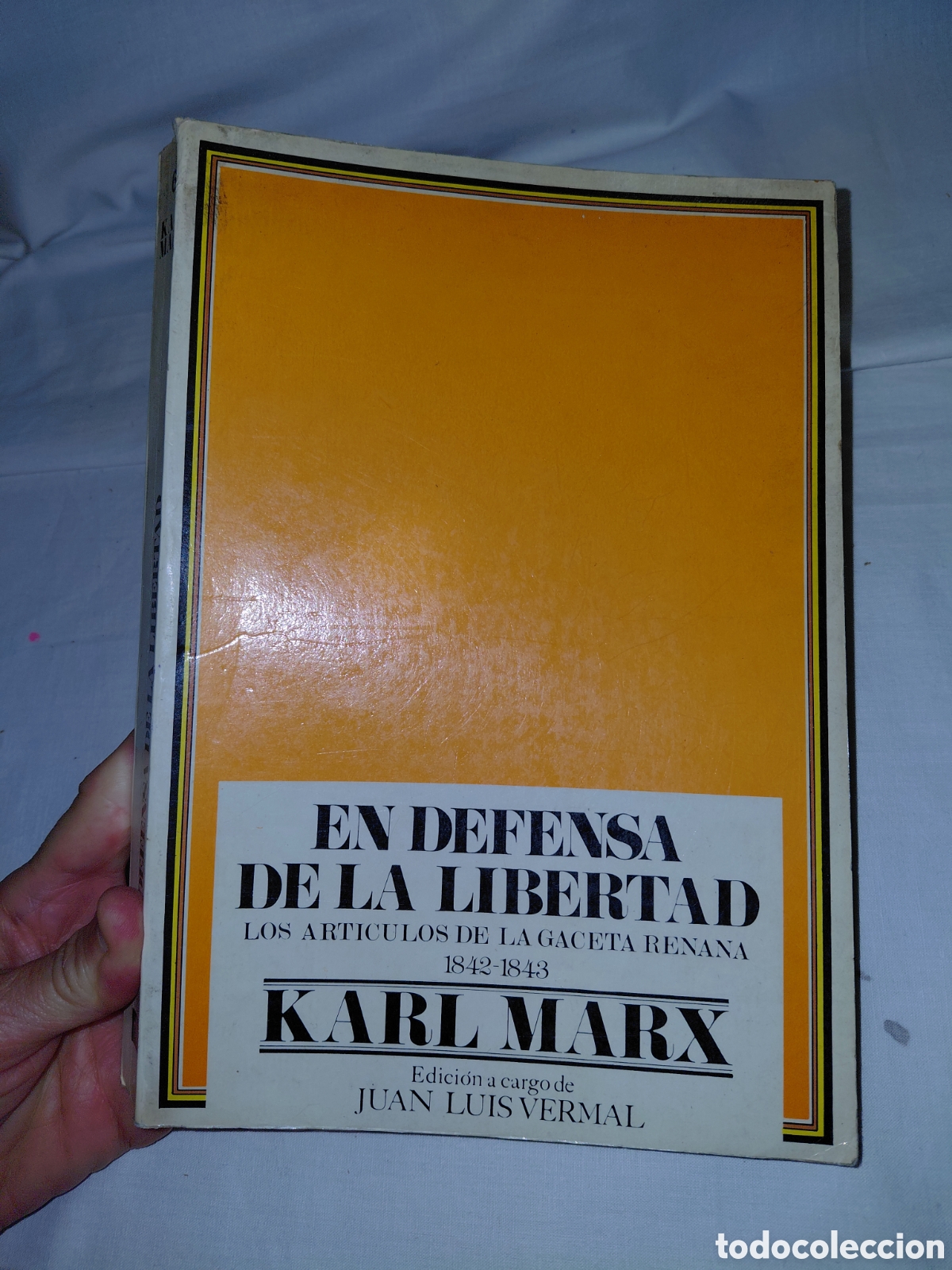 Libros de segunda mano: EN DEFENSA DE LA LIBERTAD.LOS ART&Iacute;CULOS DE LA GACETA RENANA.1842-1843.KARL MARX.FERNANDO TORRES.EDIT