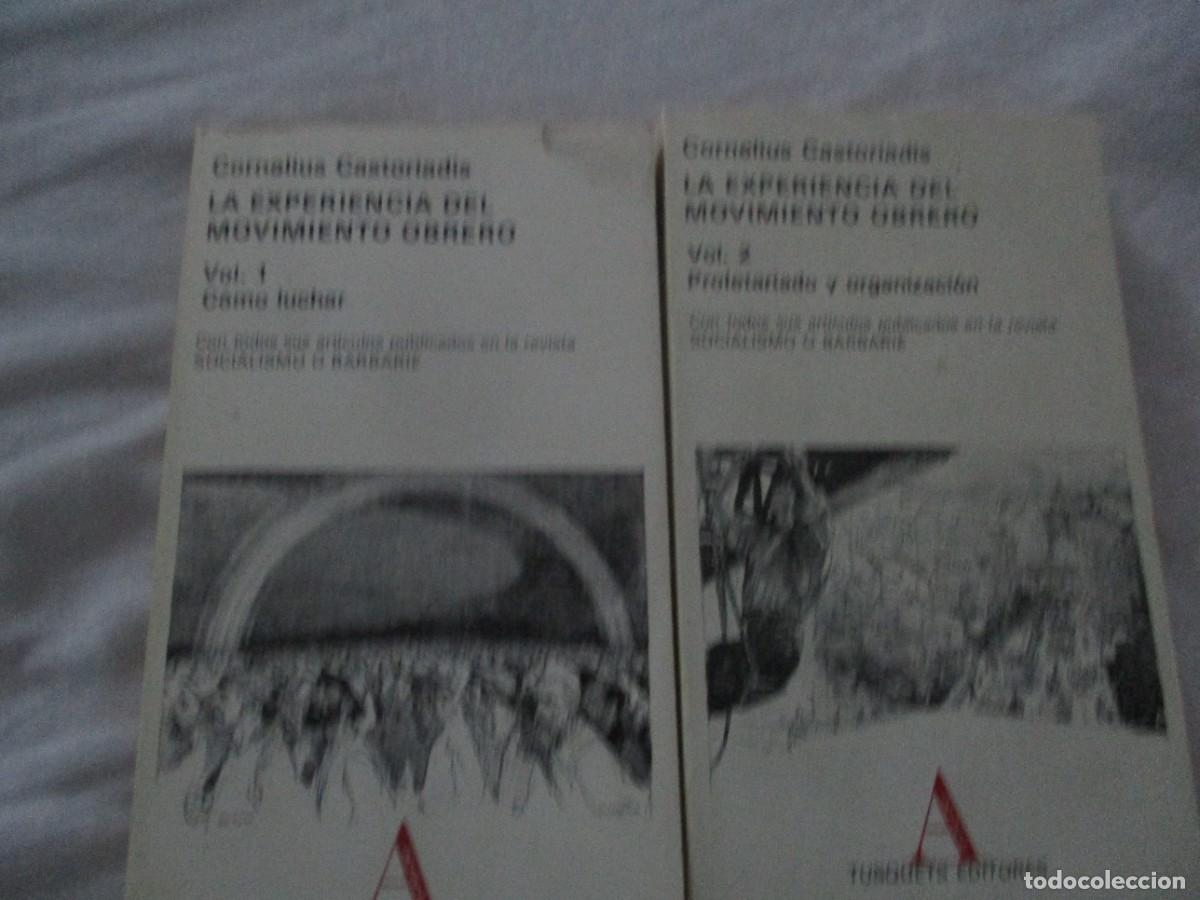 Libros de segunda mano: La experiencia del movimiento obrero (2 vols.) - Cornelius Castoriadis