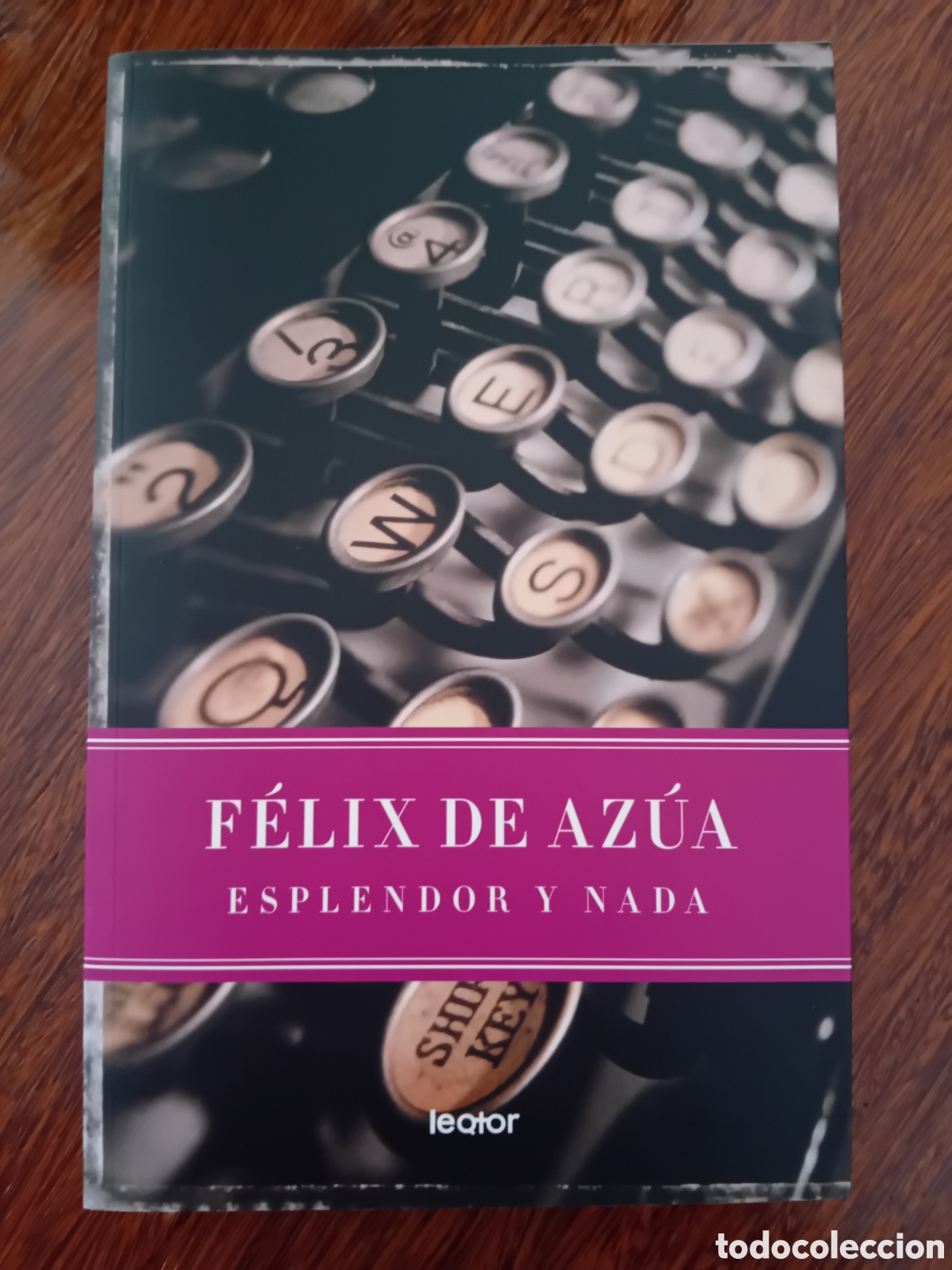 Libros de segunda mano: ESPLENDOR Y NADA, F&eacute;lix de Az&uacute;a. Leqtor, 2006.