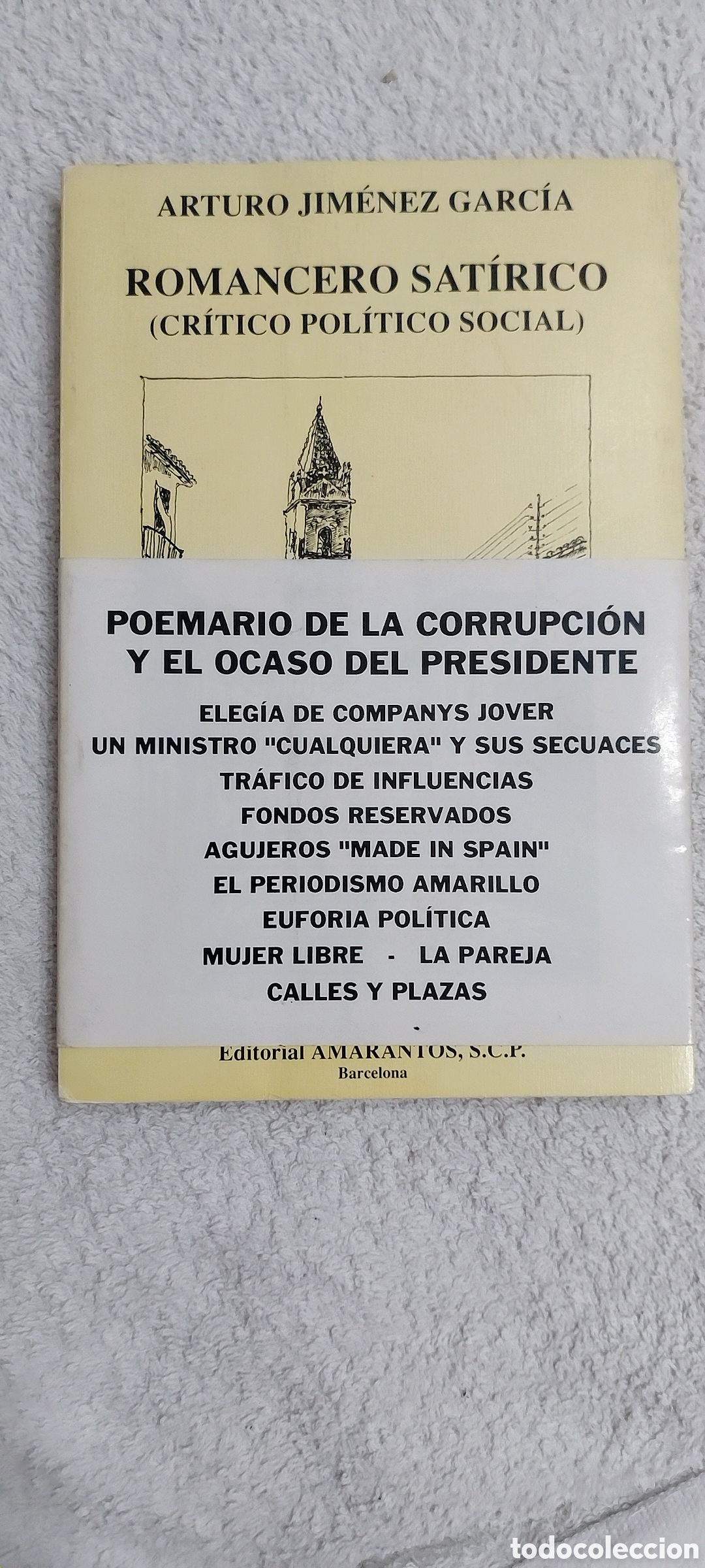 Libros de segunda mano: Romancero Sat&iacute;rico. Cr&iacute;tico Pol&iacute;tico Social