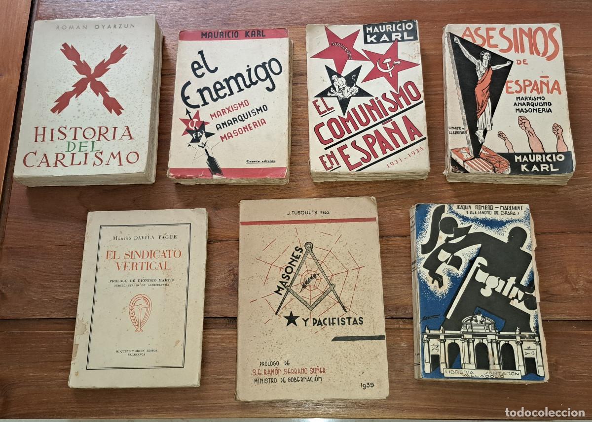 Libros de segunda mano: MAURICIO KARL - MARXISMO - ANARQUISMO - MASONERIA - COMUNISMO - LOTE DE 7 LIBROS - A&Ntilde;OS 30
