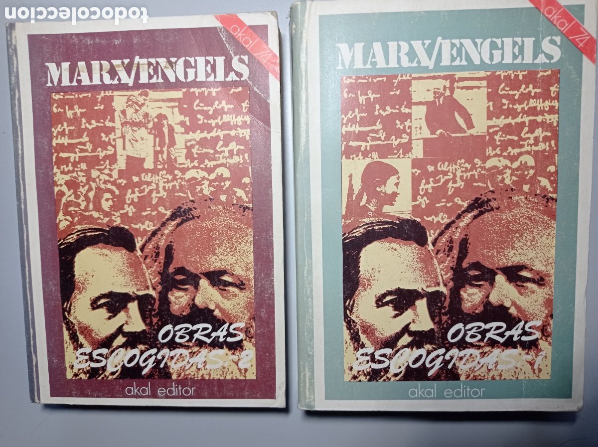 Libros de segunda mano: MARX Y ENGELS. OBRAS ESCOGIDAS.