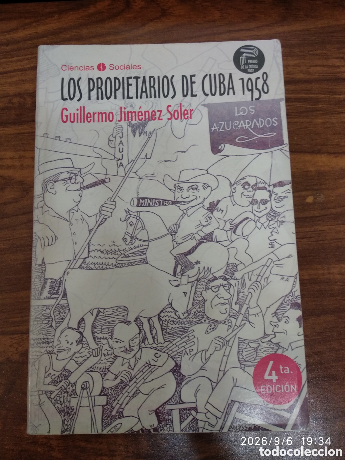 Libros de segunda mano: Los propietarios de Cuba 1958