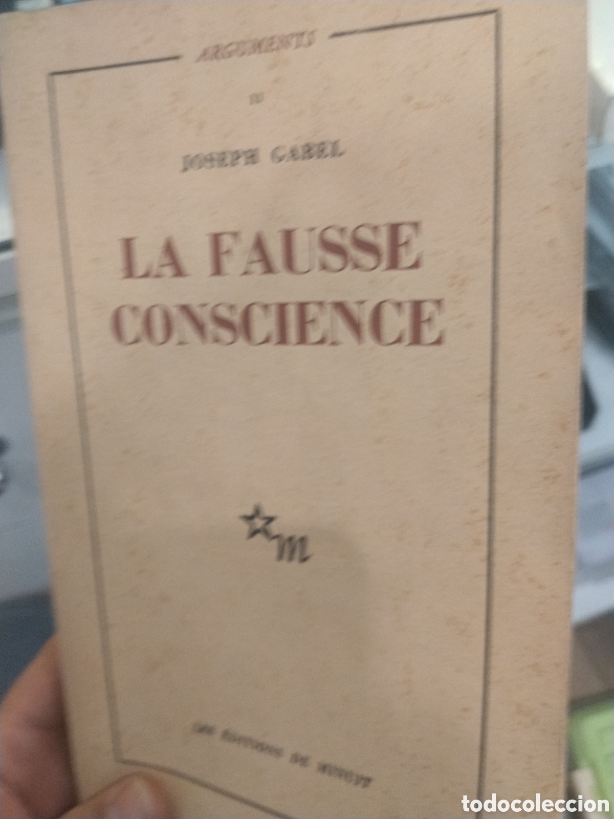 Libros de segunda mano: Joseph Gabel. La fause Conscience - Foto 1