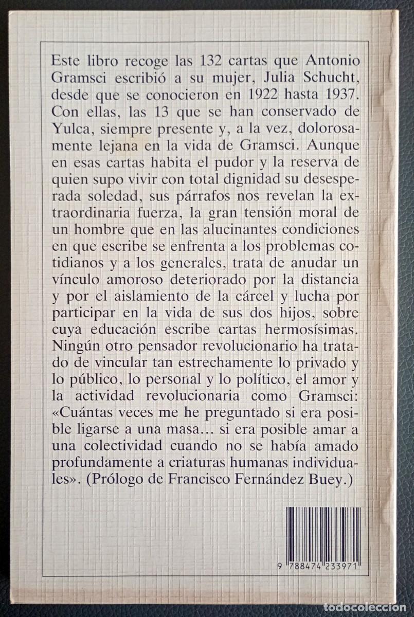 Libros de segunda mano: Antonio Gramsci . Cartas a Yulca - Foto 2