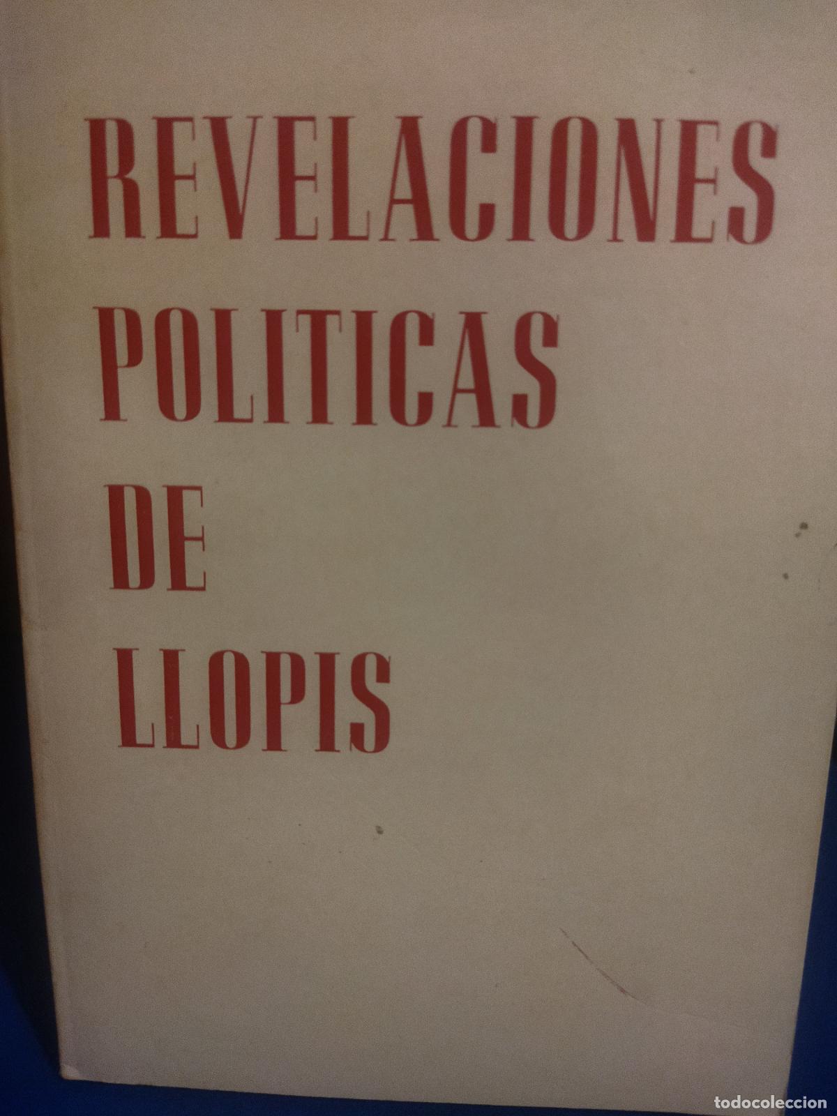Libros de segunda mano: Revelaciones pol&iacute;ticas de Llopis