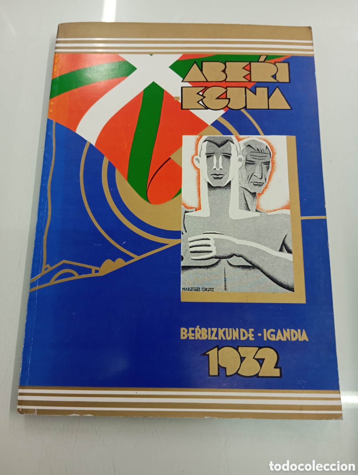 Libros de segunda mano: Aberri Eguna. Berbizkunde Igandia 1932. Facs&iacute;mil de 1976 PNV NACIONALISMO VASCO CARTELES EUSKADI