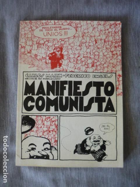 Libros de segunda mano: MANIFIESTO COMUNISTA CARLOS MARX Y FEDERICO ENGELS DIBUJOS DE MARCENADO