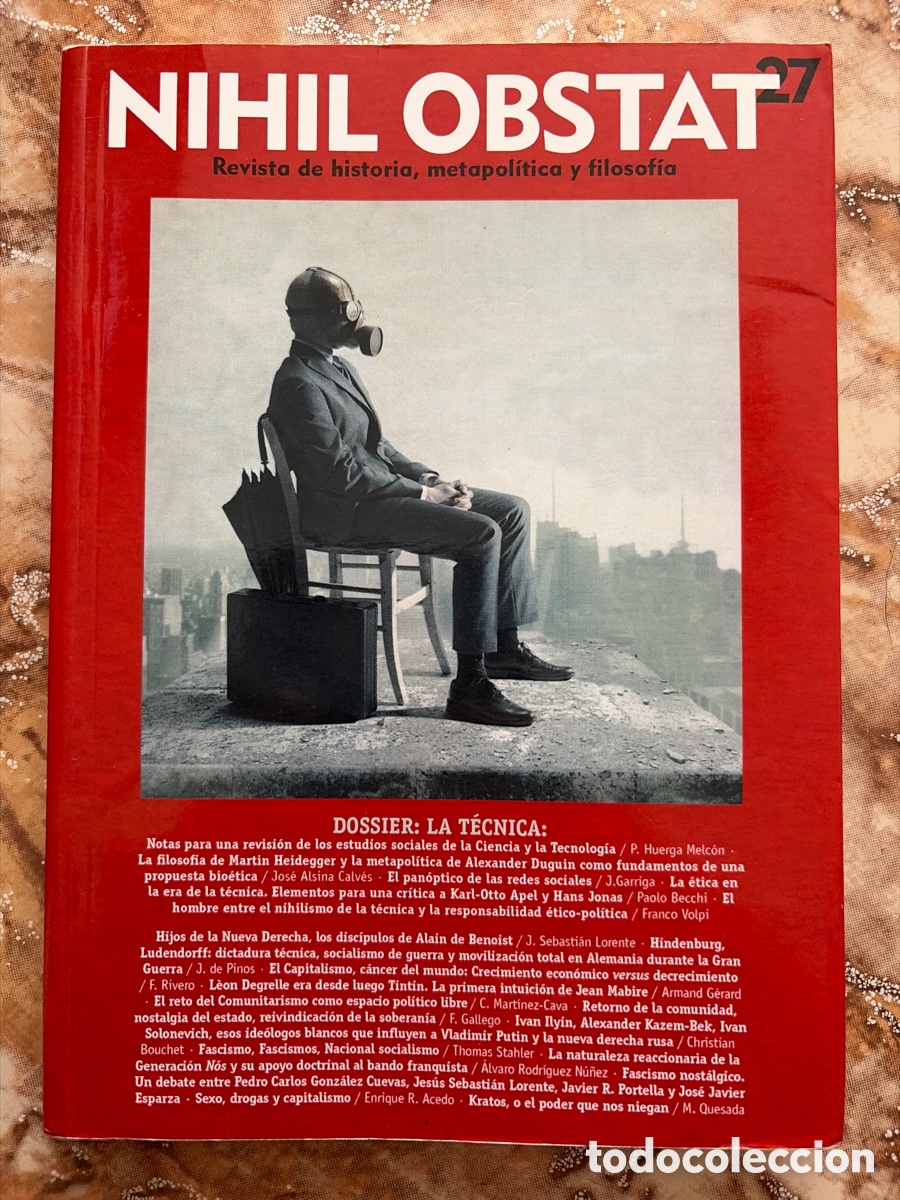 Libros de segunda mano: Revista Nihil Obstat n&uacute;mero 27 (2016)