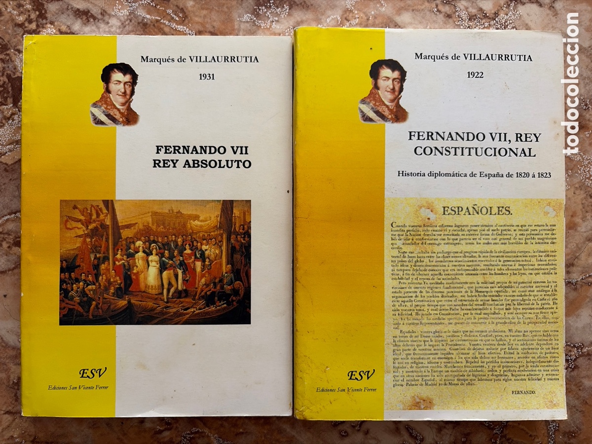 Libros de segunda mano: Fernando VII rey absoluto/constitucional