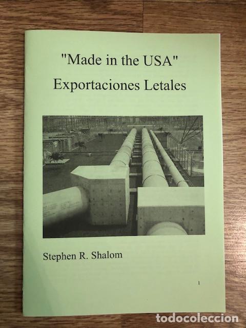 Libros de segunda mano: SHALOM, STEPHEN R. - Made in the USA (Libelo Fotocopiado)