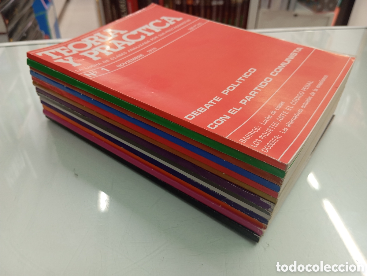 Libros de segunda mano: TEORIA Y PR&Aacute;CTICA LA LUCHA DE CLASES ANALIZADA POR SUS PROTAGONISTAS LOTE 13 N&Uacute;MEROS 1-15 TRANSICION