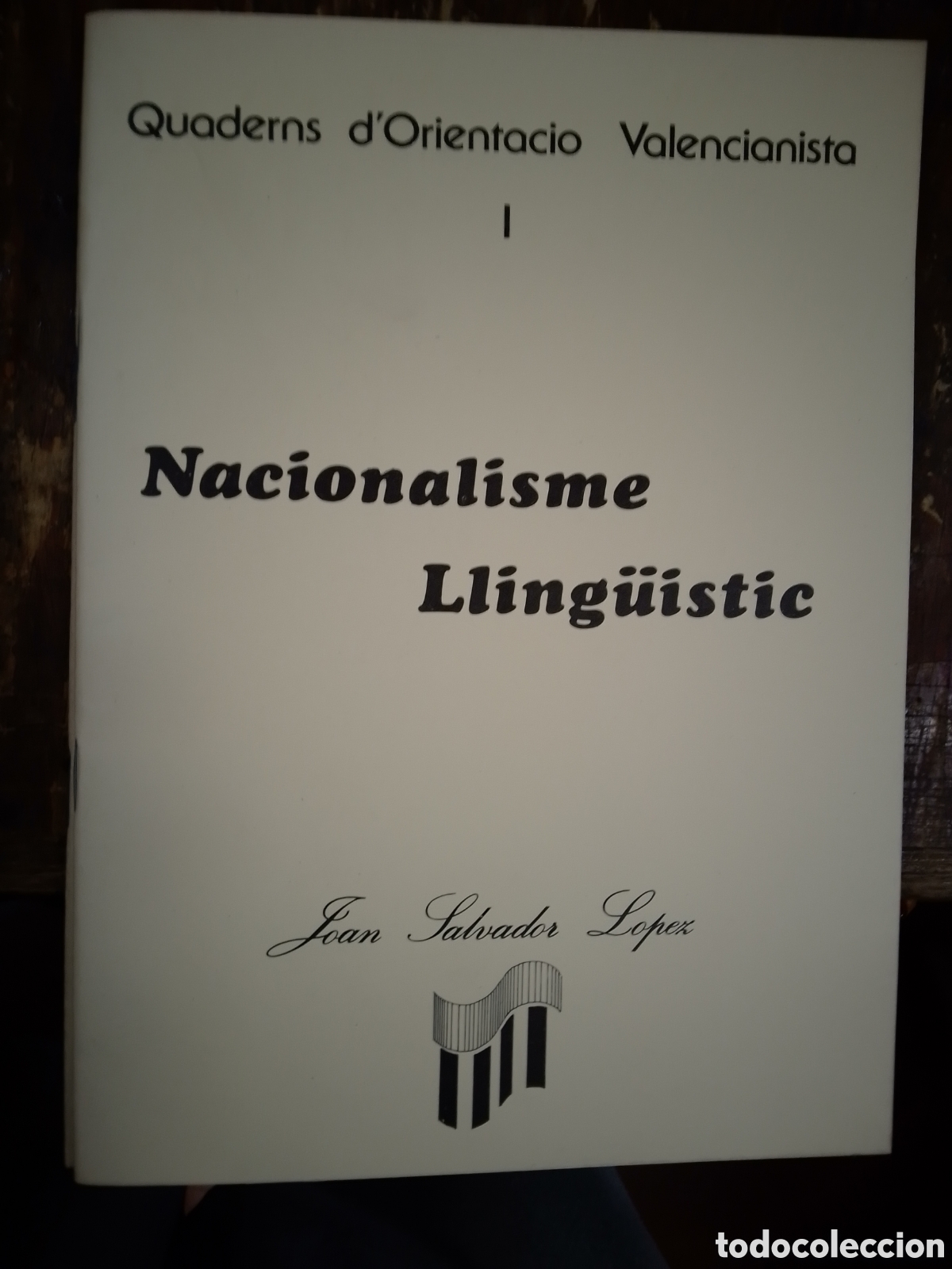 Libros de segunda mano: NACIONALISME LLINGUISTIC. ORIENTACIO VALENCIANISTA. SALVADOR LOPEZ, JOAN. 1983