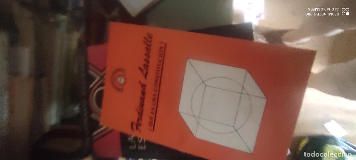 Libros de segunda mano: Lassalle. Qu&eacute; es una constituci&oacute;n? Jucar