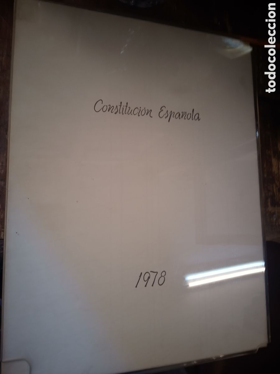 Libros de segunda mano: CONSTITUCION ESPA&Ntilde;OLA 1978. 04833. 10000 EJEMPLARES NUMERADOS. FACSIMIL. NACIONAL. 1978.