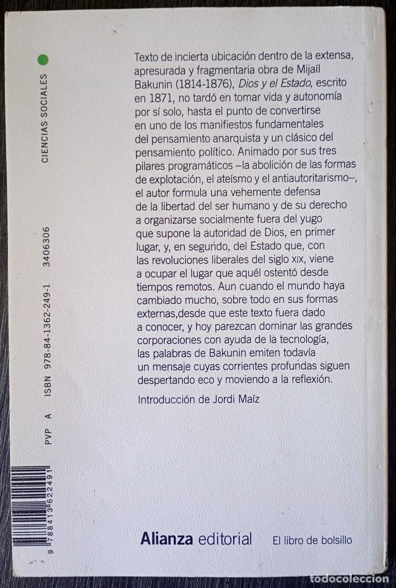 Libros de segunda mano: Mija&iacute;l Bakunin . Dios y el Estado - Foto 2