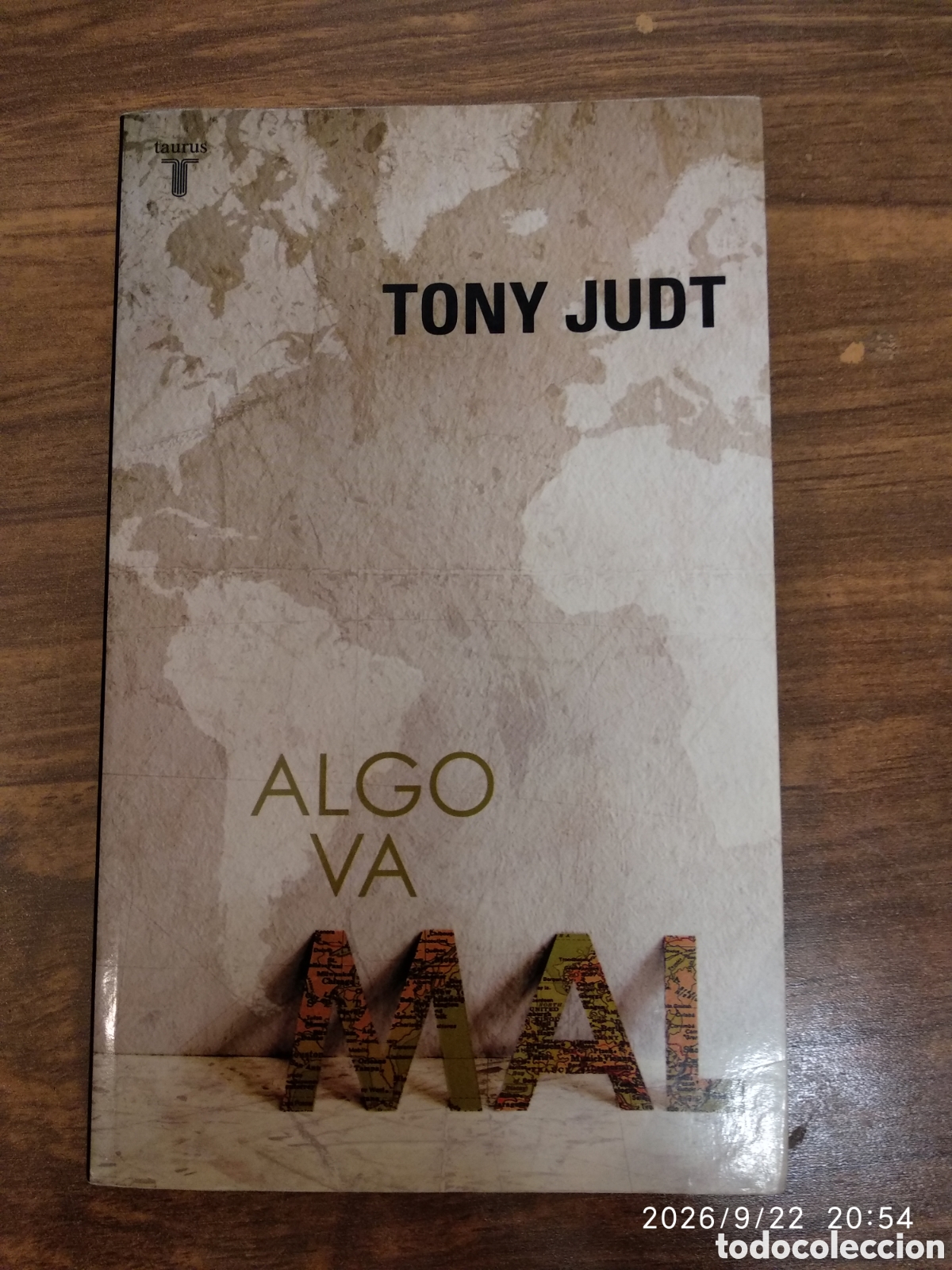 Libros de segunda mano: Algo va mal (Tony Judt)