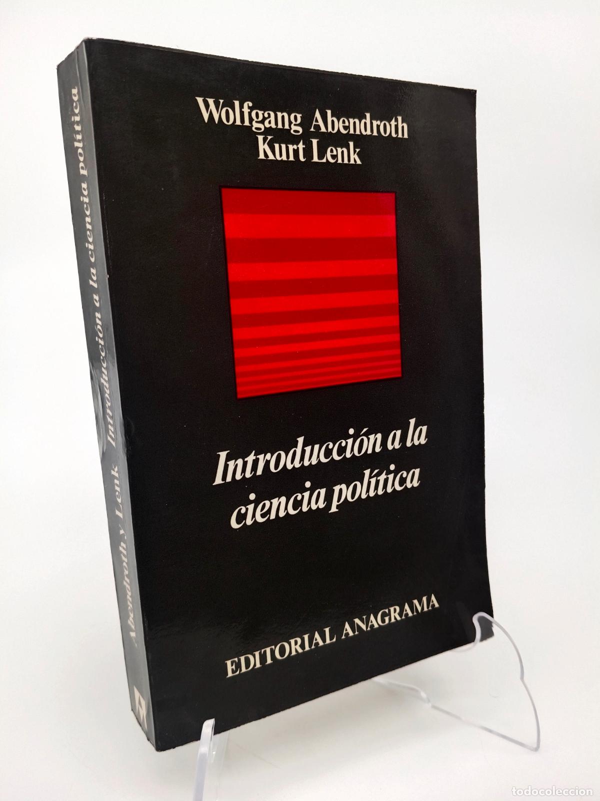 Libros de segunda mano: Introducci&oacute;n a la ciencia pol&iacute;tica - W. Abendroth y K. Lenk
