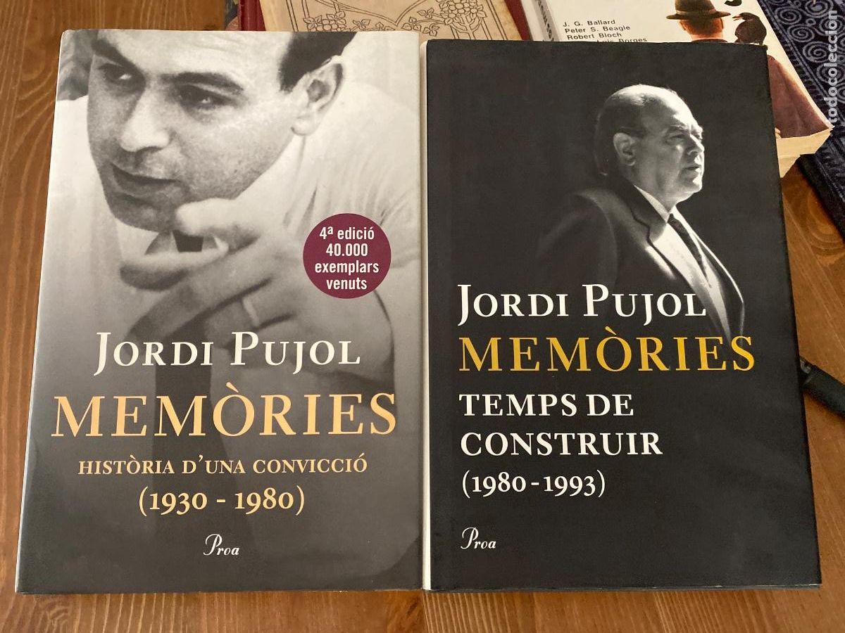 Libros de segunda mano: Pujol, Jordi: Mem&ograve;ries 1 i 2. Temps de construir (1980-1993). conviccio (1930-1980. dedicat i sigant