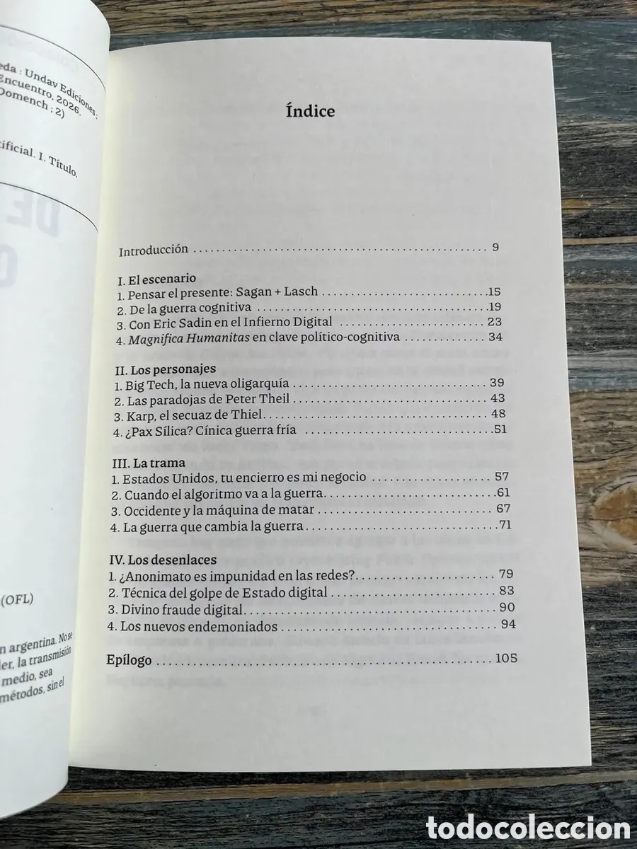 Libros de segunda mano: ERIC CALCAGNO &ndash; DE LA GUERRA COGNITIVA &ndash; LML - Foto 2