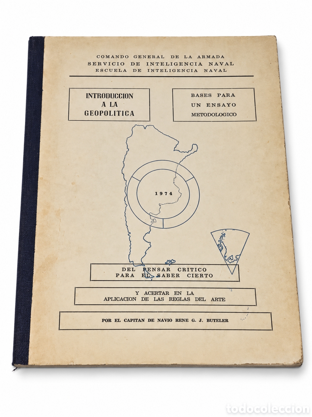Libros de segunda mano: REN&Eacute; G. J. BUTELER &ndash; INTRODUCCI&Oacute;N A LA GEOPOL&Iacute;TICA. BASES PARA UN ENSAYO METODOL&Oacute;GICO &ndash; LML