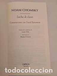 Libros de segunda mano: Noam Chomsky Lucha de clases - Foto 3